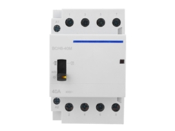 Contacto Ac Hogar 40a 24v 4p 4nc com Interruptor Manual Din Rail