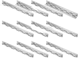 Conjunto De 12 Dobradiças Para Móveis, Piano, Portas De Armários Reforçadas Com Furos, Ferragens Para Cozinha, Banheiro