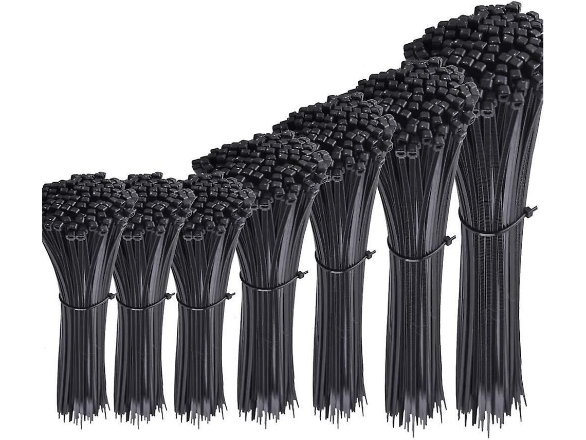 700 Braçadeiras De Nylon Pretas Para Mangueiras, Comprimentos De 4, 6, 8, 10 E 12 Polegadas.-zscy