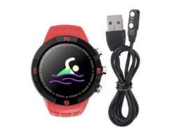 Relógio Esportivo LAXISCREED F18 Gps Monitor Cardíaco Vermelho