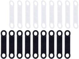 Conjunto De 50 Tiras Silicone Antiderrapantes Para Cabides, Ideais Para Fixar Roupas E Outros Acessórios De Decoração