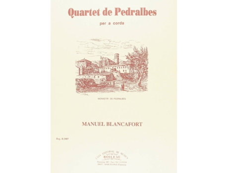 Livro Quartet De Pedralbes de Blancafort, Manuel (Catalão)