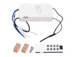 Interruptor Inteligente Wifi para Ventilador e Luz com Controle Remoto App Rf para Casa