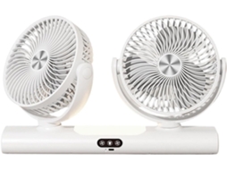 Ventilador Portátil Silencioso Para Camping Com 3 Velocidades