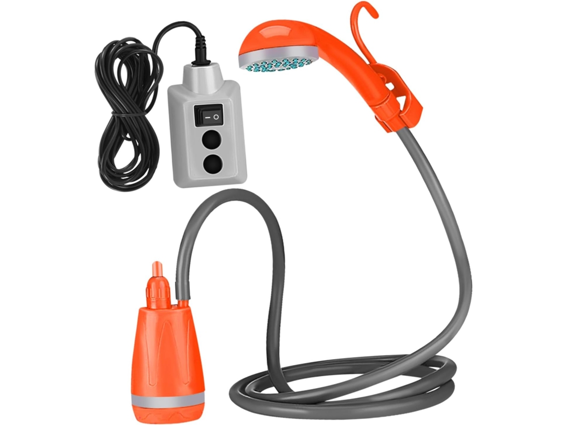 Bomba De Água Elétrica Portátil E Recarregável Para Camping, Trilhas E Uso Ao Ar Livre - Multifuncional E Compacta.