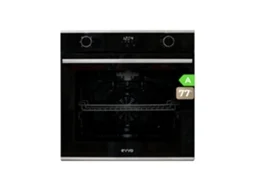 Evvo Forno Integrável H20, 77l, Classe A, 7 Programas, Display Digital, Temporizador, Comando Seletor, Porta Triplo Vidro, Inox.
