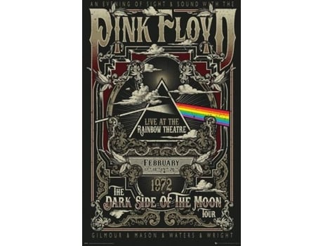 Póster GB Pink Floyd Rainbow Theatre (61x91.5 cm)