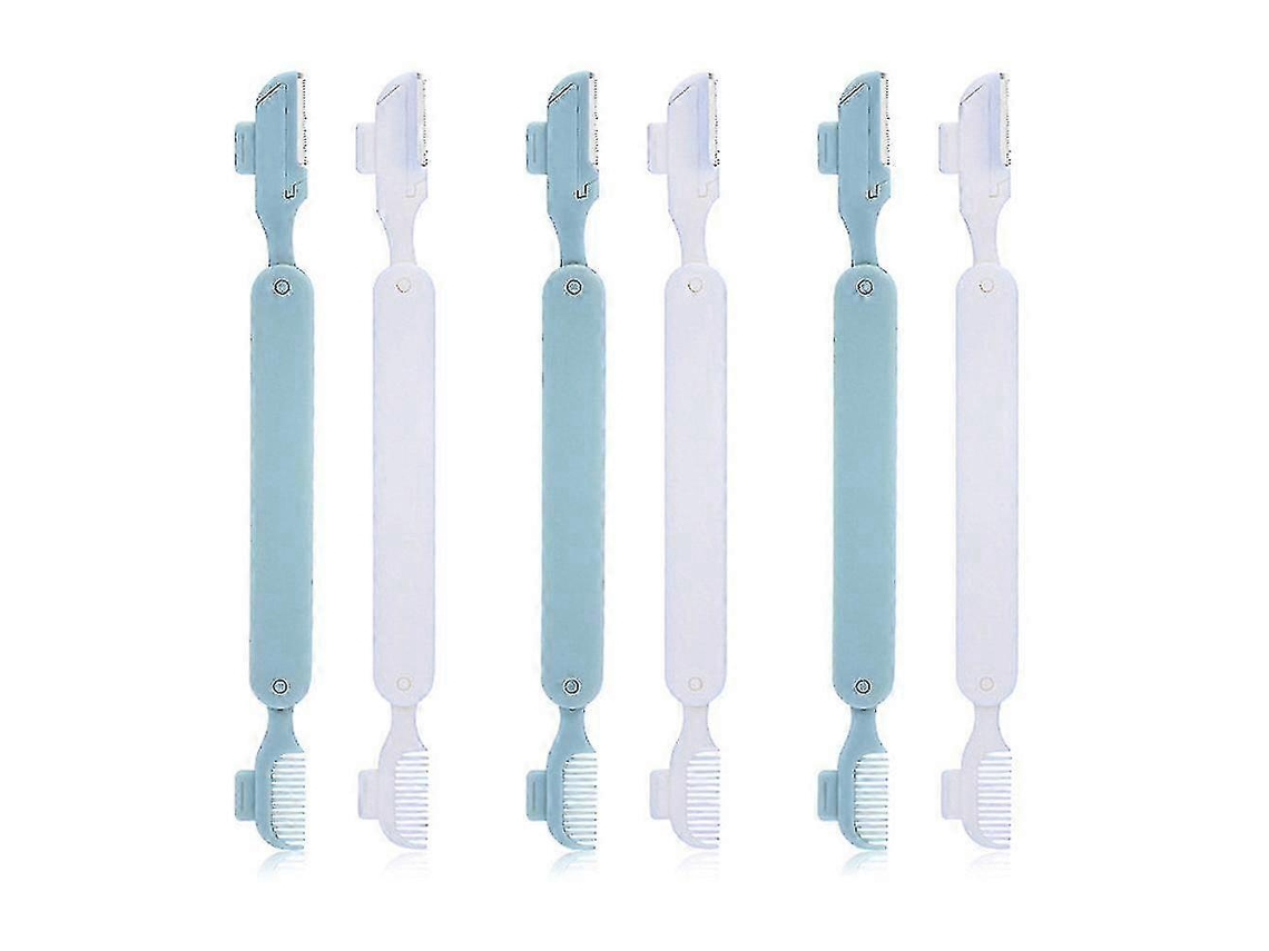 Razor De Sobrancelha Dobrável, Plástico Resistente, Portátil