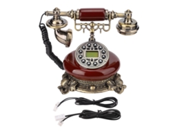 Telefone Fixo Vintage Digital Com Identificação De Chamadas