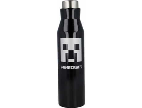 Garrafa  (Preto - Aço Inoxidável)