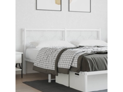 Vidaxl Cabeceira De Substituição 180 Cm Metal Branco