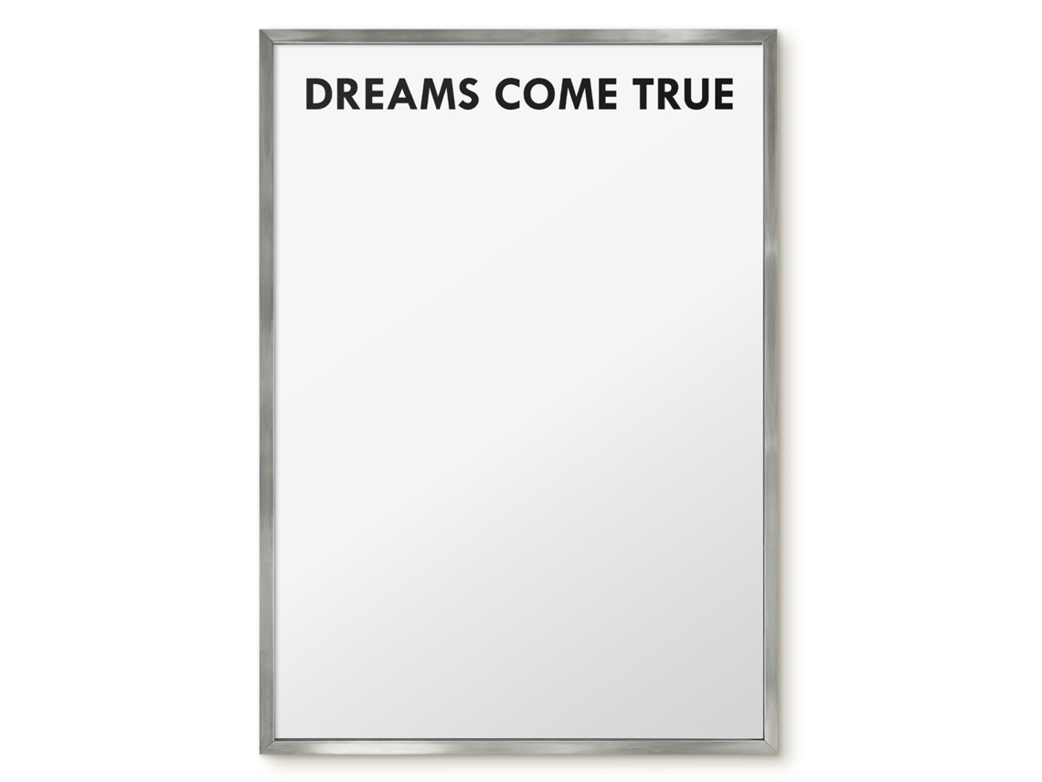 Magnetic Glass Board Dreams Come True For The Hall Espelharte (50x70 Cm)