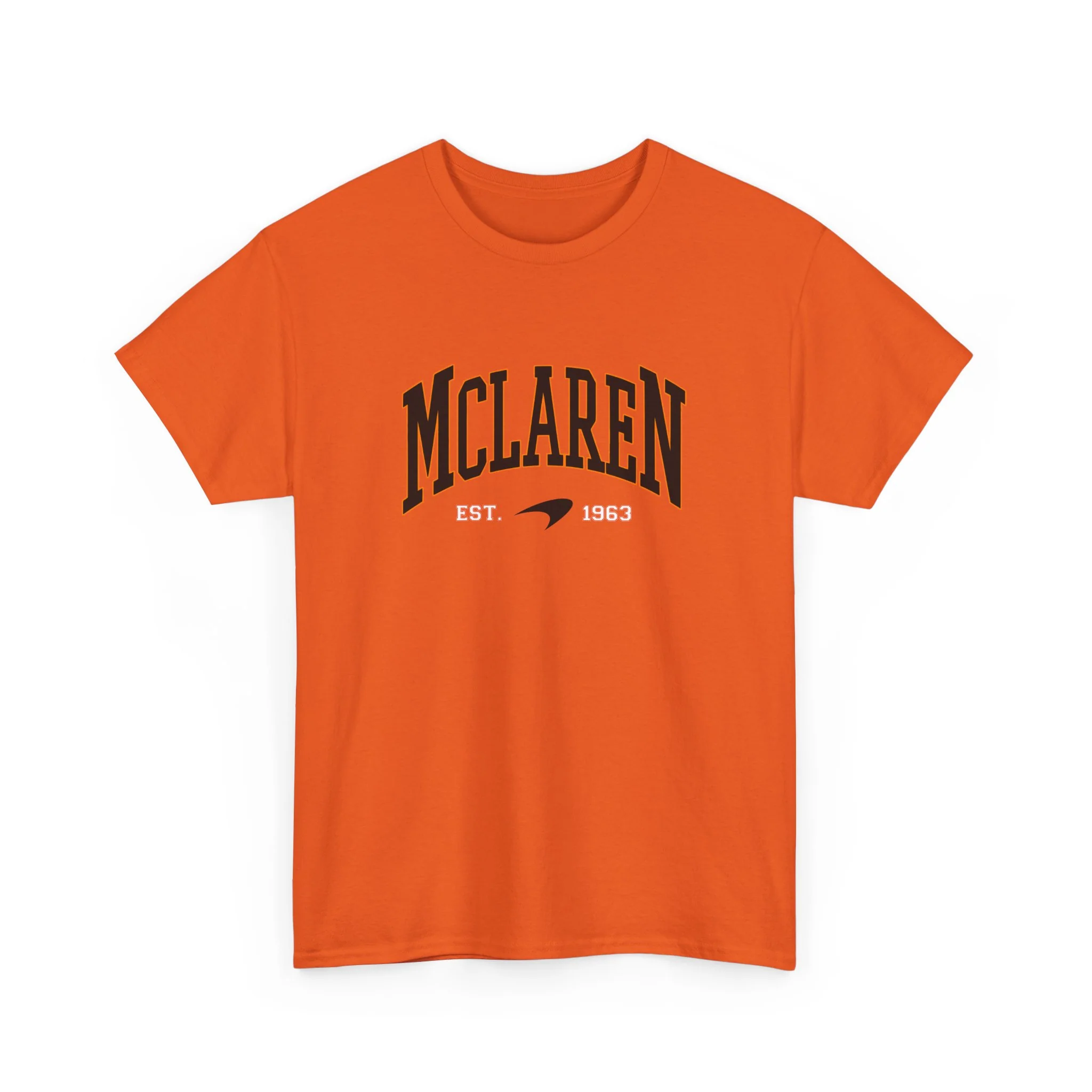 T-shirt Rockinstone Mclaren Old School - Gift For Men For Racing Fans(2xl)