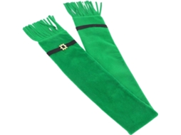 Cachecol Decorativo Verde Irlandês Para O Dia De São Patrício - Acessório Quente E Confortável Para As Festas De Fim De Ano.
