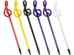 Conjunto Magiclulu De 6 Lápis Cor Com Design Notas Musicais, Canetas