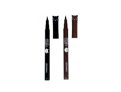 Delineador Líquido Ddonna Black And Brown Cat 24h D´donna