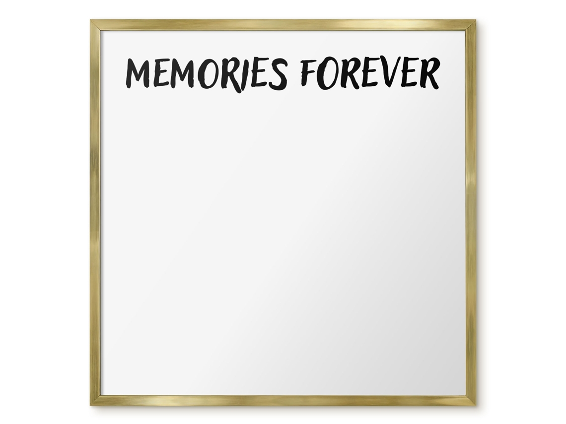 Magnetic Board Memories Forever For The Living Room Espelharte (50x50 Cm)