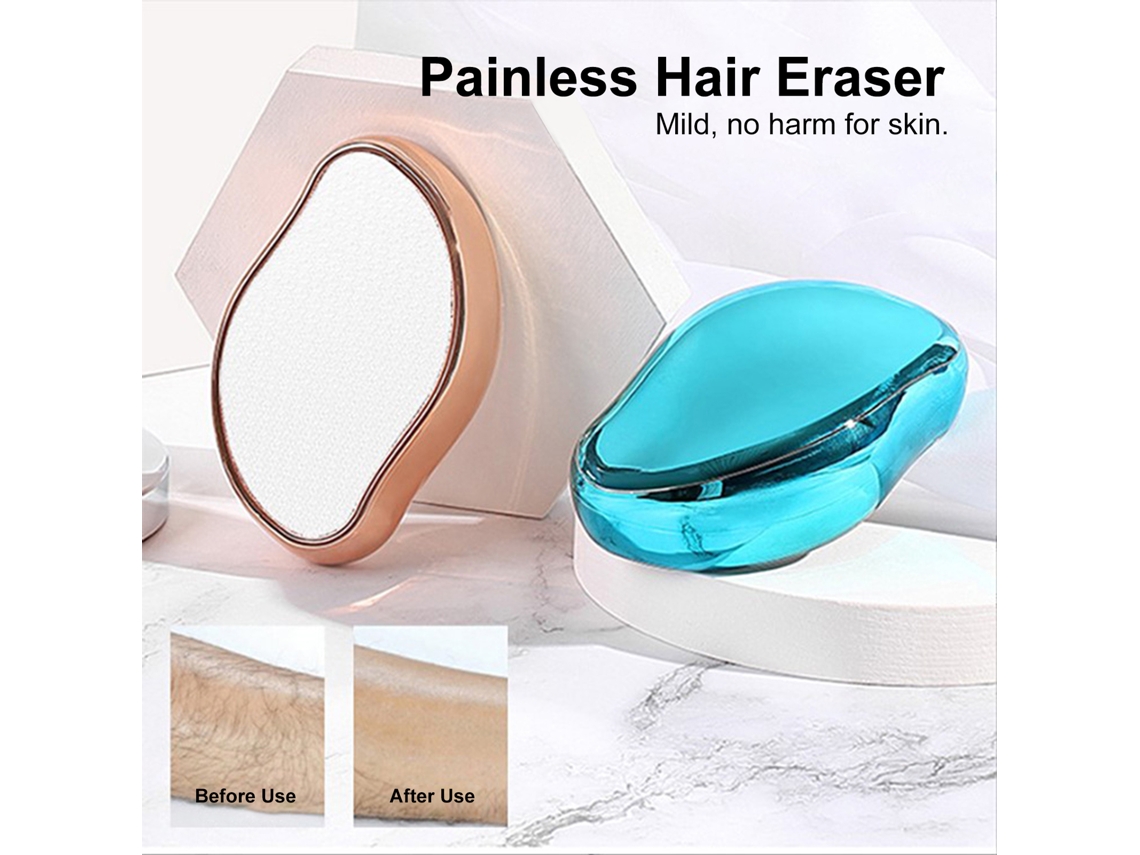 Ferramenta Depilatória Painless Eraser Esfoliante Portátil