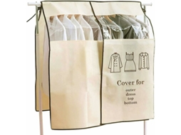 Lurelia Capa Para Roupa, Antipoeira, Com Fecho, Transparente, Para Vestidos E Casacos, 90 X 110 Cm, Uso Prático