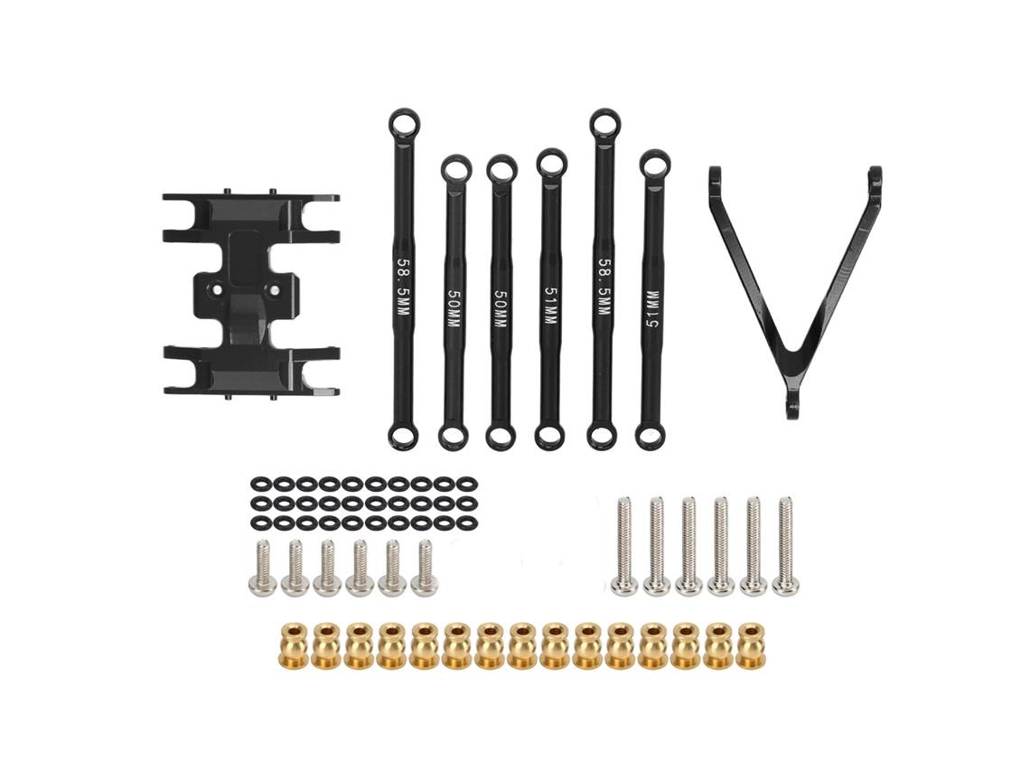 Kit de Bastões de Direção Business para Carro RC Axial SCX24 em Alumínio Leve | S/MARCA