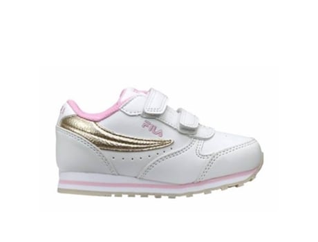 Ténis FILA Orbit Velcro Inf (Branco - Couro Natural- 25)