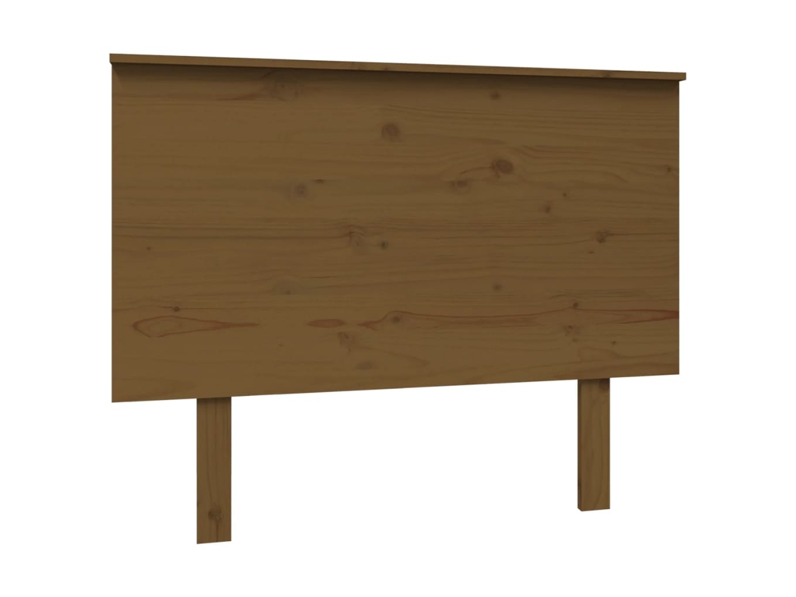 Cabeceira de Cama Pinho Maciço Castanho Mel MAISON EXCLUSIVE 104x6x82,5 cm
