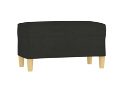 Bench, Benches Vidaxl Preto Tecido (70 X 35 X 41 Cm)