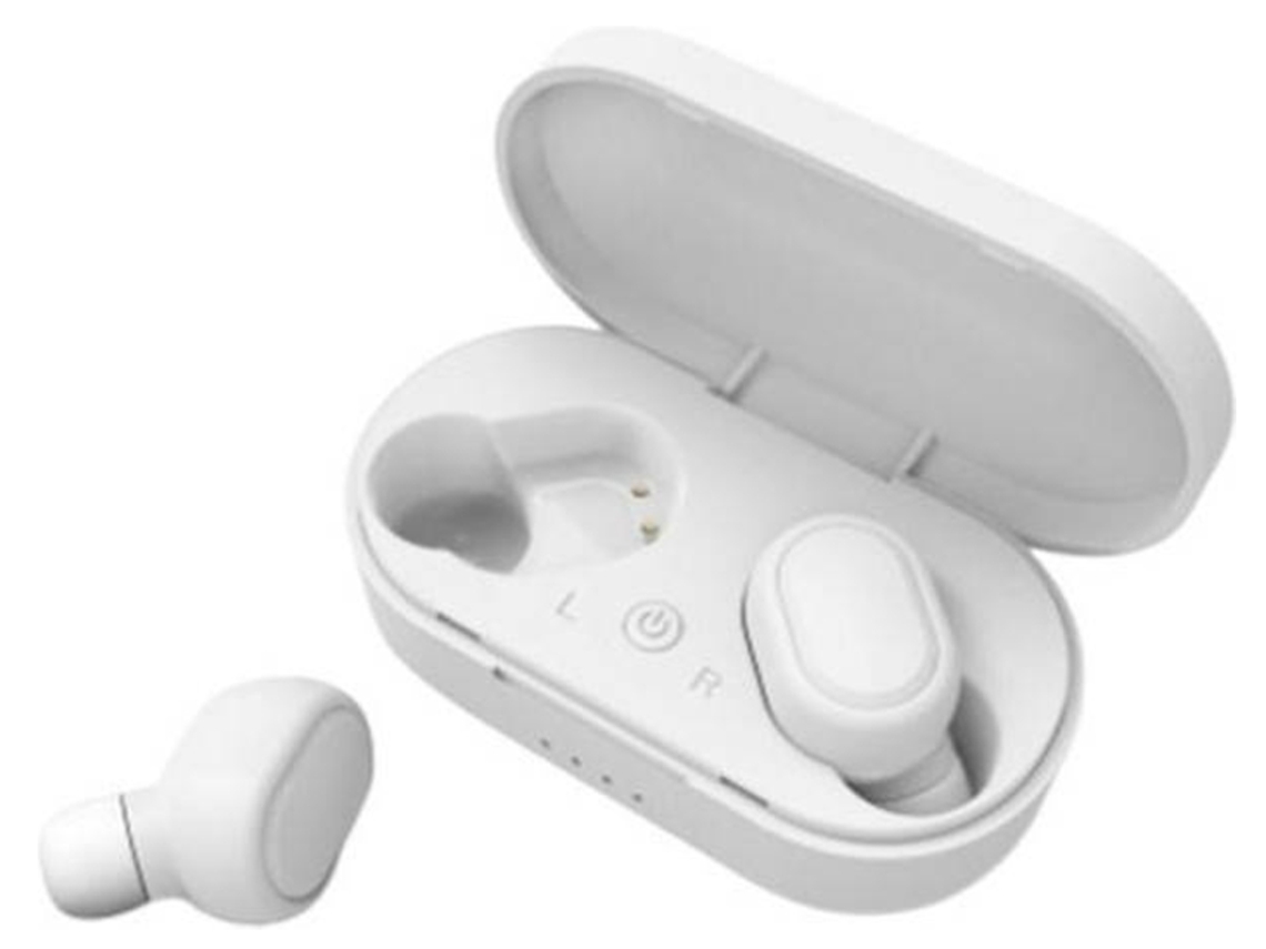 Auriculares In Ear YIZHOOD True Wireless Bluetooth com Cancelamento de ruído Branco