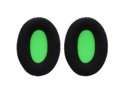 Almofadas Zruxe Para Hyperx Cloud Iii/ii (over-ear, Espuma De Memória, Verde, Veludo)