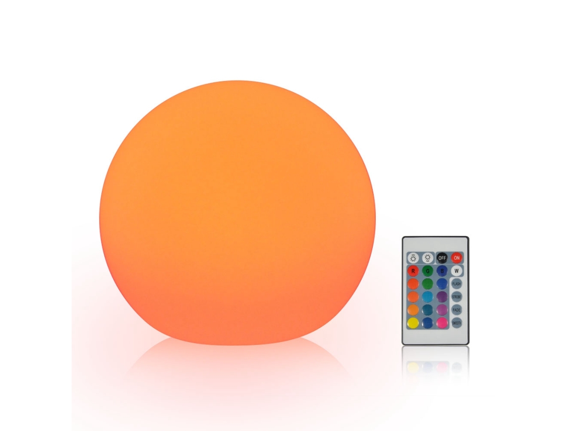 2026 luz de Bola Led Recargável, Lâmpada Decorativa com Controle Remoto para Quarto, Festa de Natal e Halloween, Impermeável