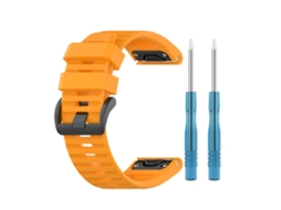 Substituição de pulseira compatível com acessórios de pulseira de silicone Garmin Fenix 7x EOOCOO