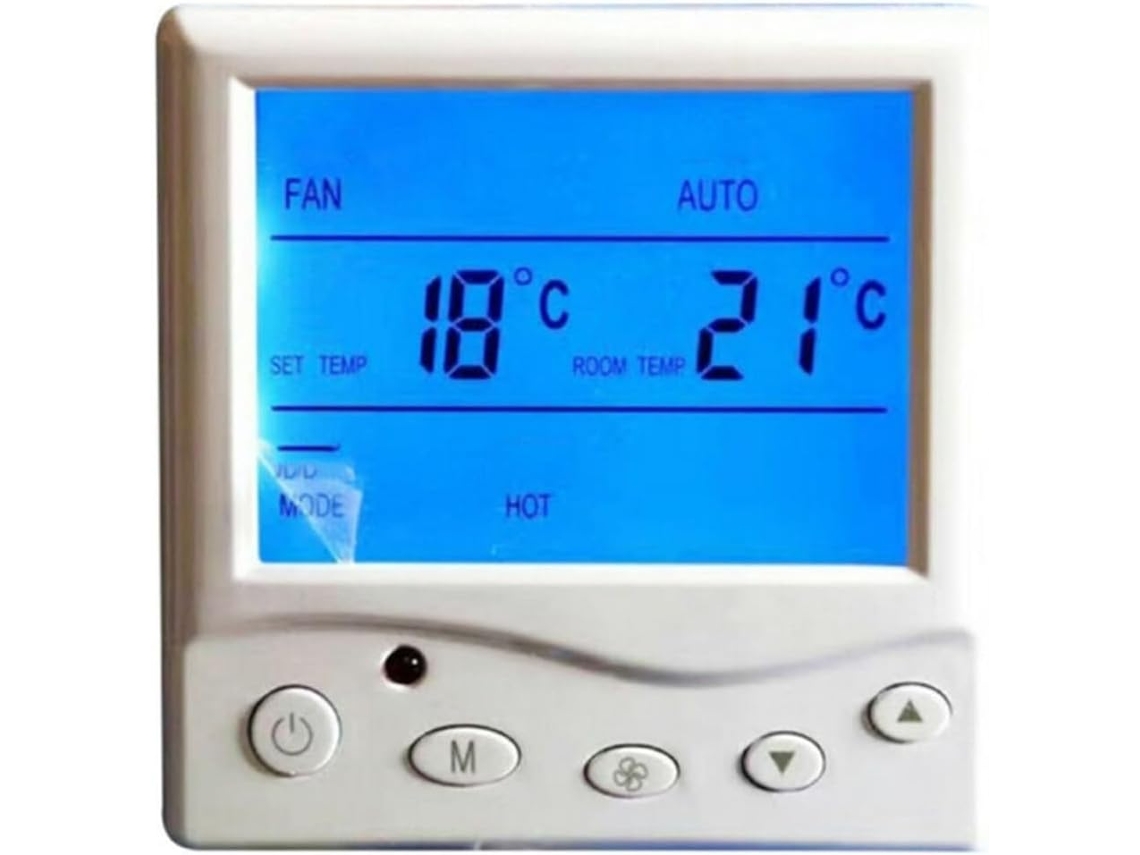 Termostato Digital 220 Para Aquecimento De Piso Radiante, Com Visor Lcd Programável.