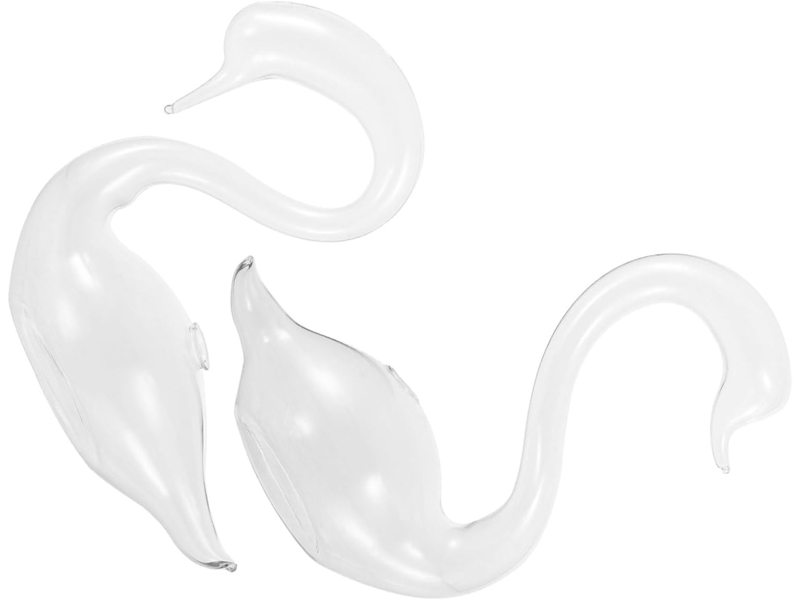 Conjunto De 2 Vasos Decorativos Em Formato De Cisne, Vasos De Vidro Para Hidroponia, Vasos Para Plan Gokoco