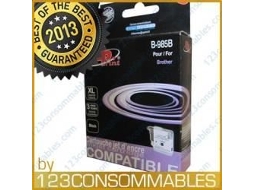 Cartucho de Tinta Preto Premium UPRINTJET Compatível Lc985 UPRINTJET
