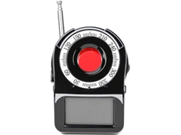 Detector Anti Spy Portátil Rf Para Devices De Escuta E Câmeras Ocultas Yizhood (preto)