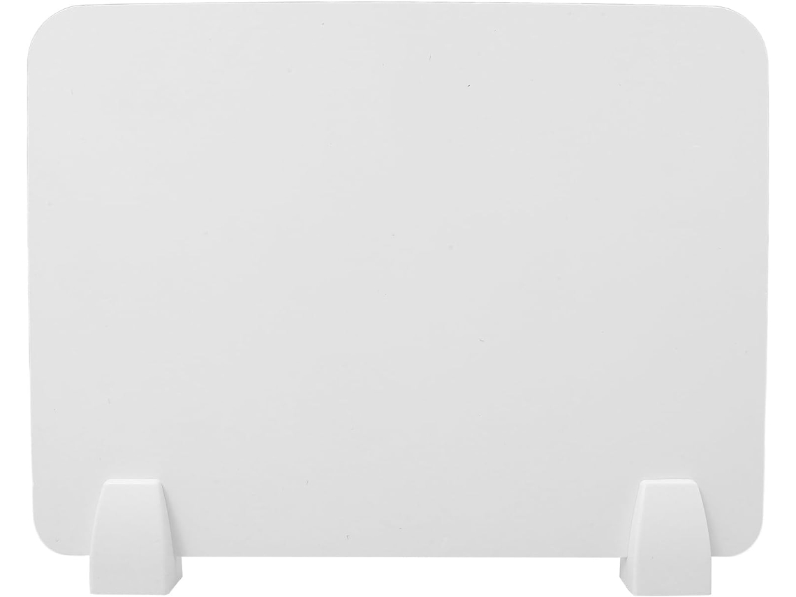 Divisória De Mesa, Conjunto Com 1 Unidade, Em Pvc, Com Painel De Proteção Contra Espirros