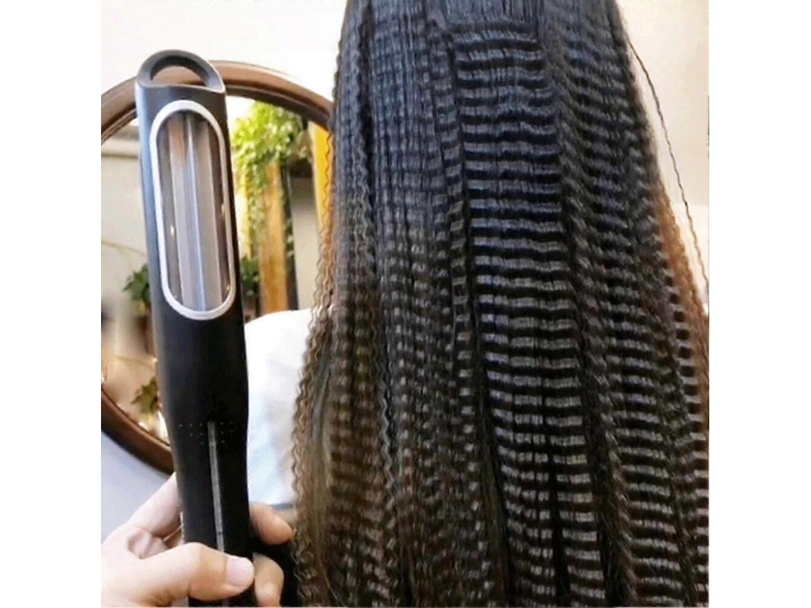 Modelador De Cachos Automático, Modelador De Waffle Giratório Profissional Com Placa Cerâmica Turmalinada, Alisador Permanente