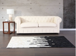 Tapete Bolu (Branco - Pele Genuína - 160x230x0.6 cm)