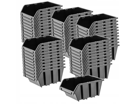 Bandejas de oficina Recipientes de armazenamento Conjunto de 50 bandejas Bandeja 490x298mm Kadax