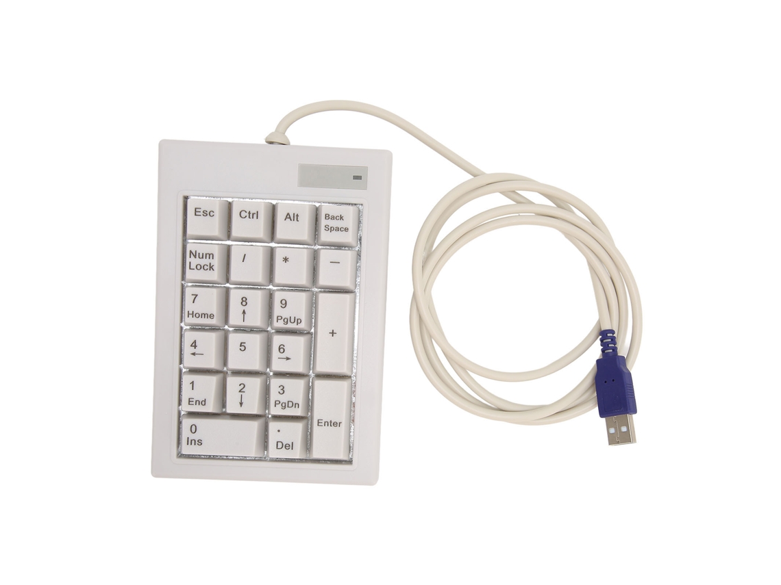 Baoj-2026teclado Numérico Mecânico Com 21 Teclas, Switch Linear, Abs Durável, Usb Com Fio, Plug And Play Para Escritório, Banco, Contador