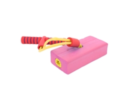 Saltador De Espuma Para Niños Saltador De Pogo Seguro Juguete De Salto Com Som Interessante Para Interior E Exterior Rosa
