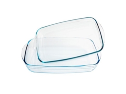 Conjunto de Travessas para Forno Ô Cuisine Vidro de borosilicato (2 pcs)