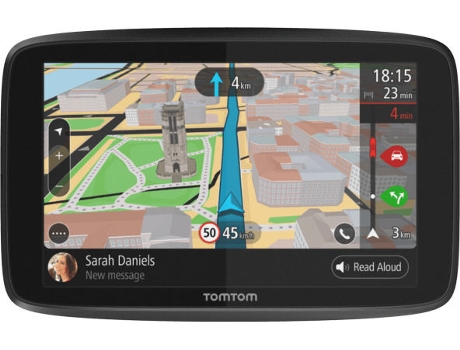 Sistema de Navegação 6'' TOMTOM GO6200 — Mapa Mundo | 44 países | 1h de autonomia