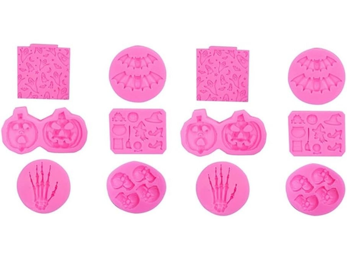 Forma De Silicone Para Halloween, Forma De Silicone Para Bolo, Forma De Silicone Para Doces Com Cave Gokoco