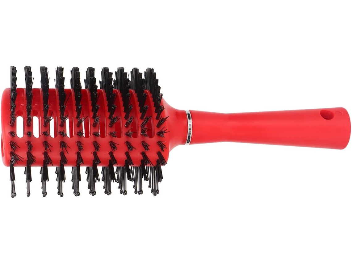 Escova De Cabelo Redonda Secagem Rápida Para Estilizar E Massagear O Couro Cabeludo, Material Abs, 1 Unidade Para Uso