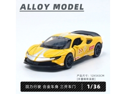 Miniatura de Carro em Escala 1/36, Feita em Metal Fundido, Presente para Crianças. MDUG