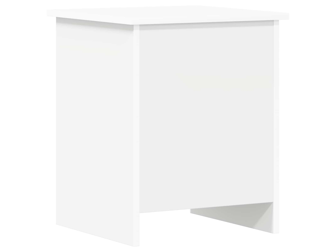 Conjunto 1 Baú De Armazenamento Vidaxl Branco Derivados De Madeira (40 X 40 X 50 Cm)