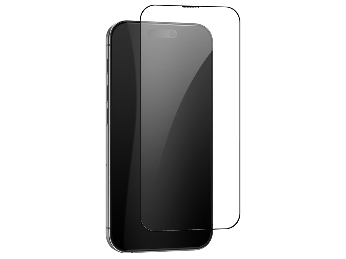 Película de Ecrã Proteção Full Glue para iPhone 16 AVIZAR Vidro Temperado Preto