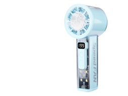 Laxiscreed Mini Ventilador De Mão Usb Com Refrigeração Por Semicondutor, Portátil E Fácil De Transportar