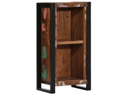 Vidaxl Mesa De Cabeceira 40x30x80 Cm Madeira Recuperada Maciça